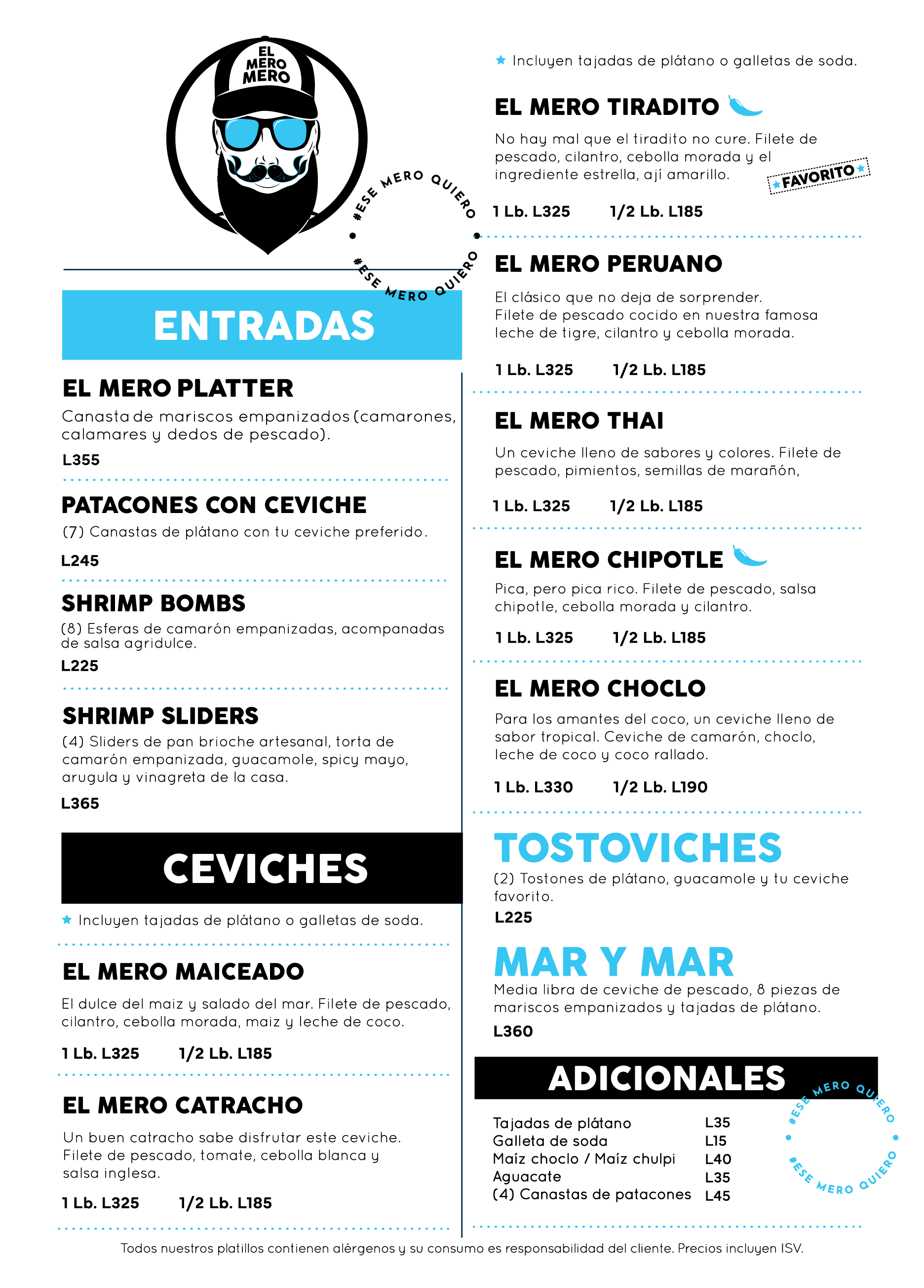 Menu El Mero Mero 1