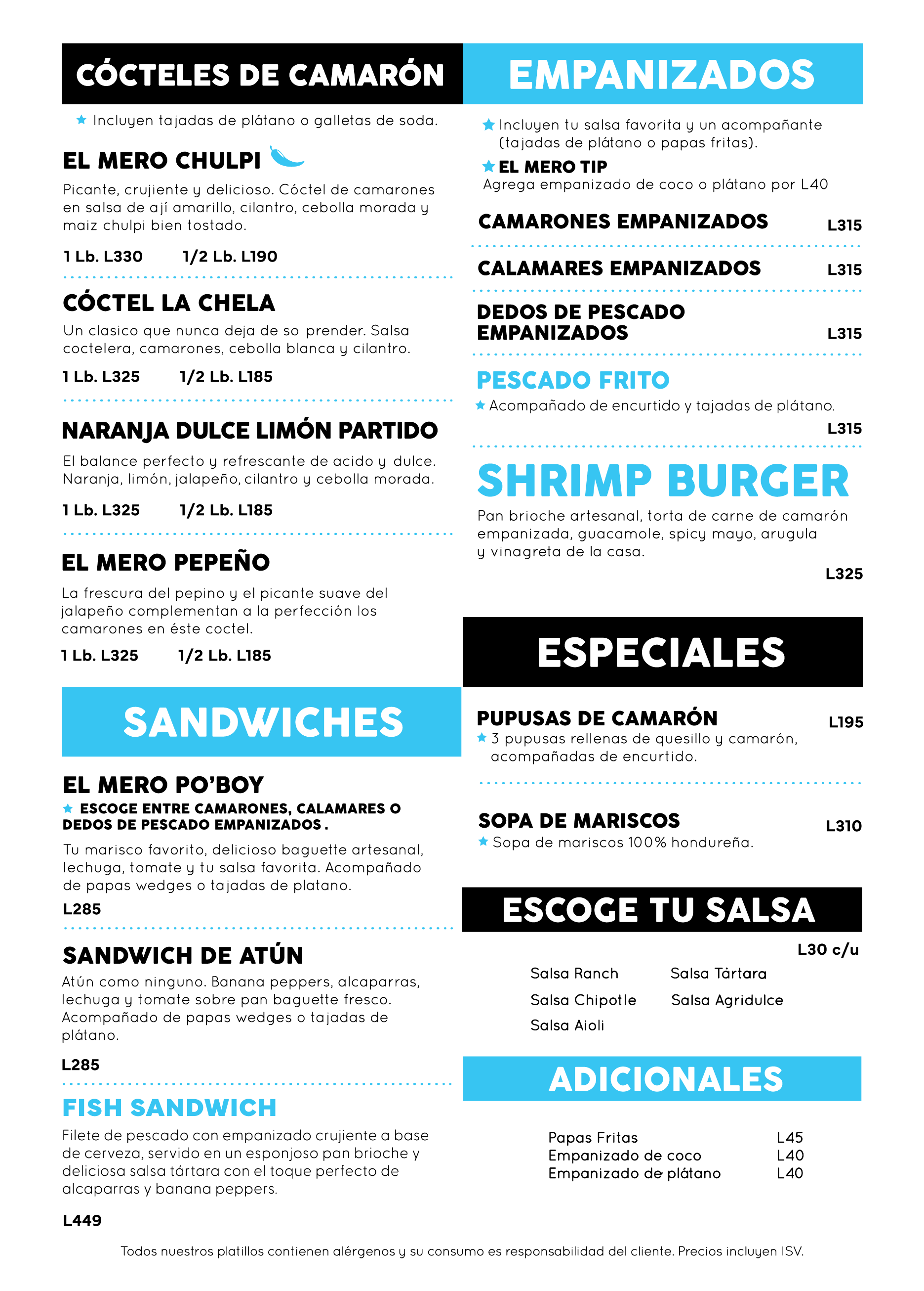 Menu El Mero Mero 2