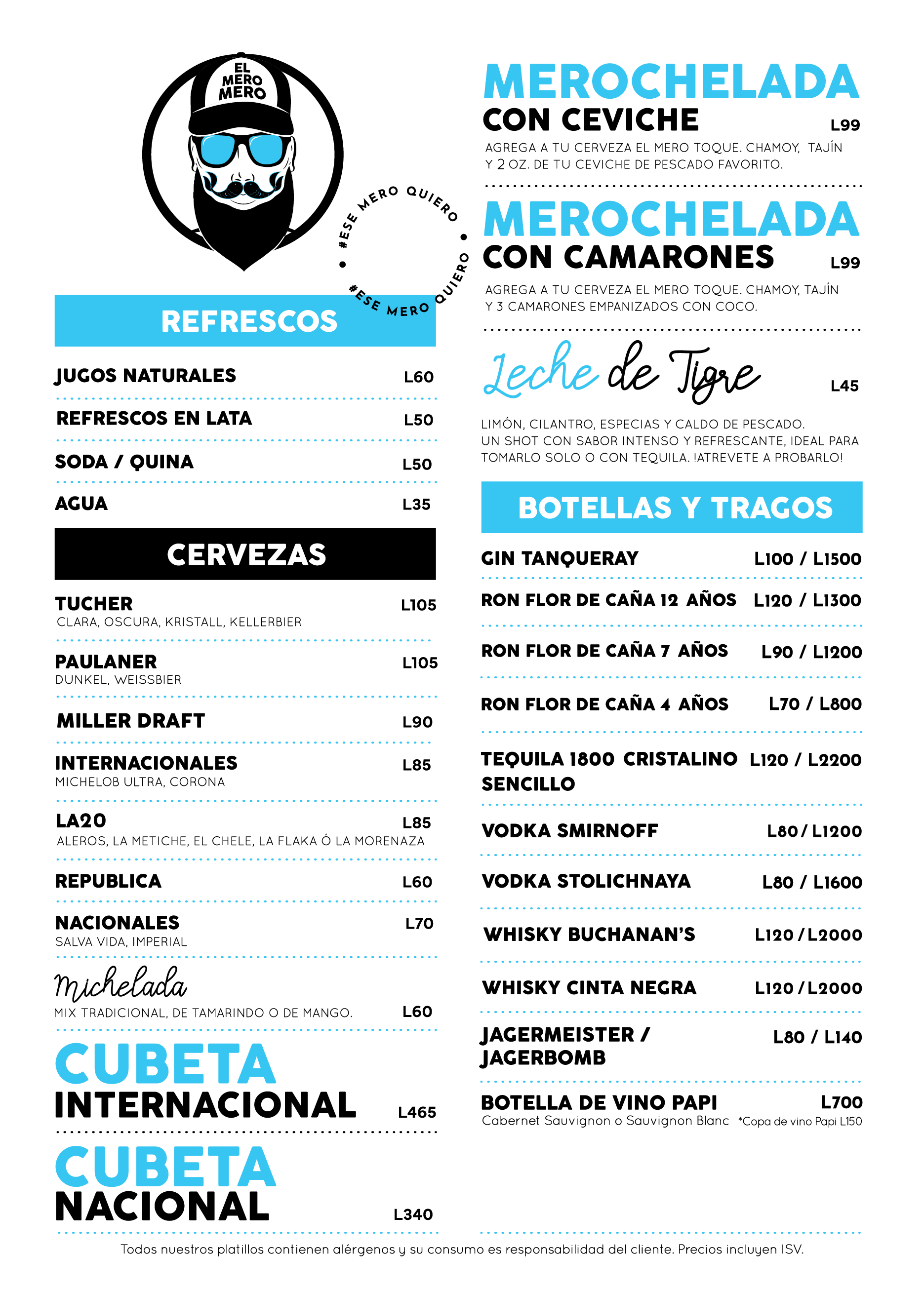 Menu El Mero Mero 3